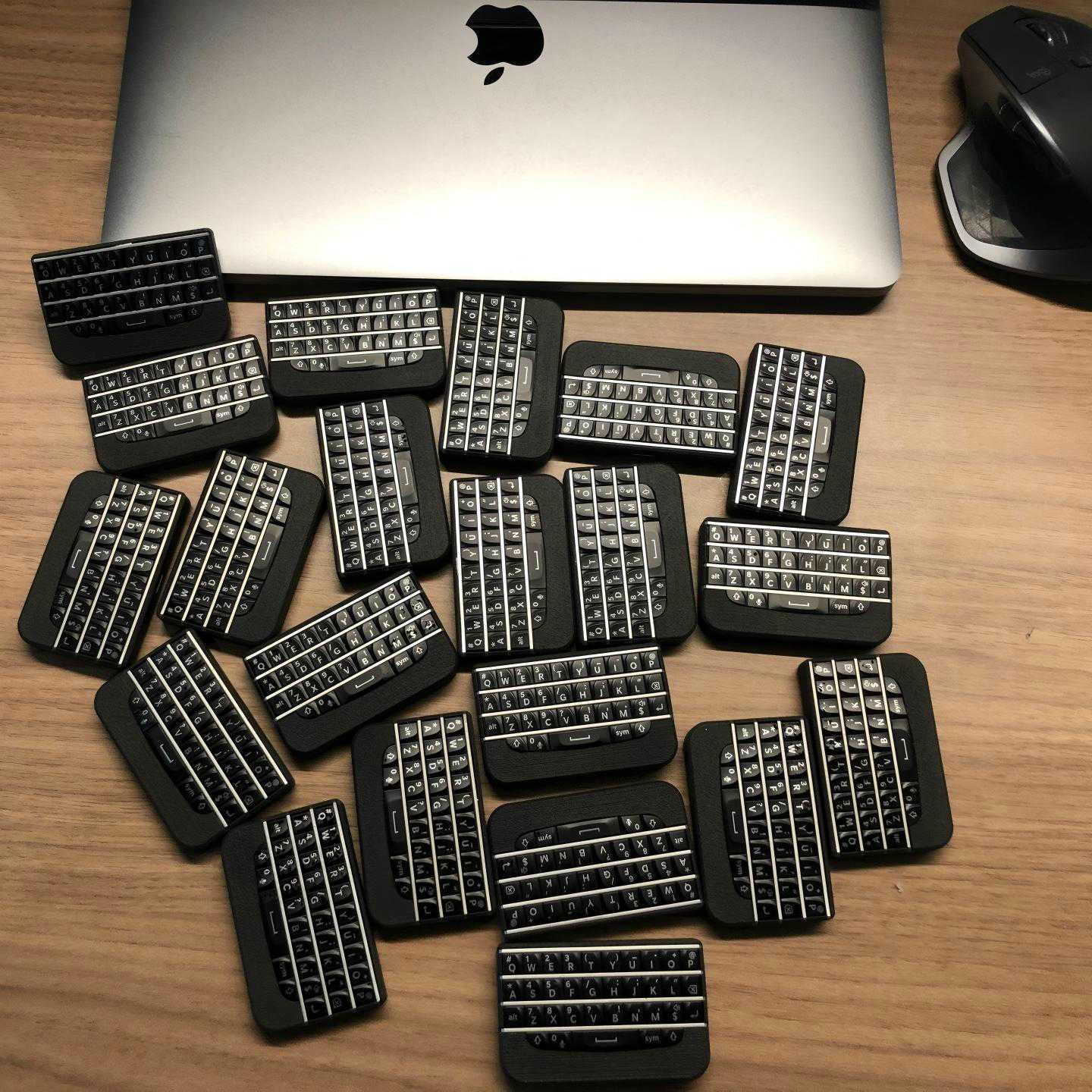 BlackBerry Mini Keyboard Compatible with Phones Tablets and Computers