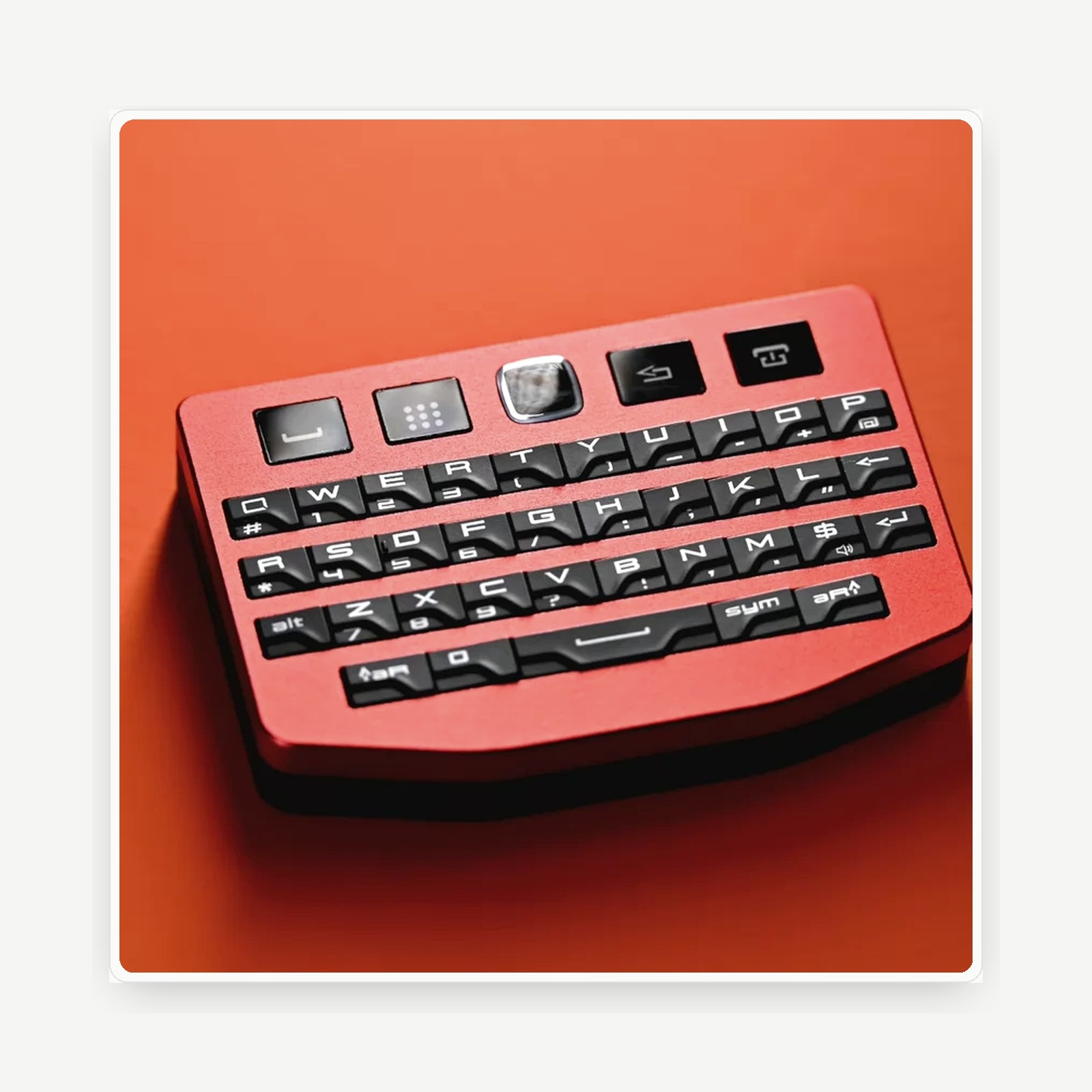 BBP9981KBD Pro Red mini BlackBerry-style keyboard